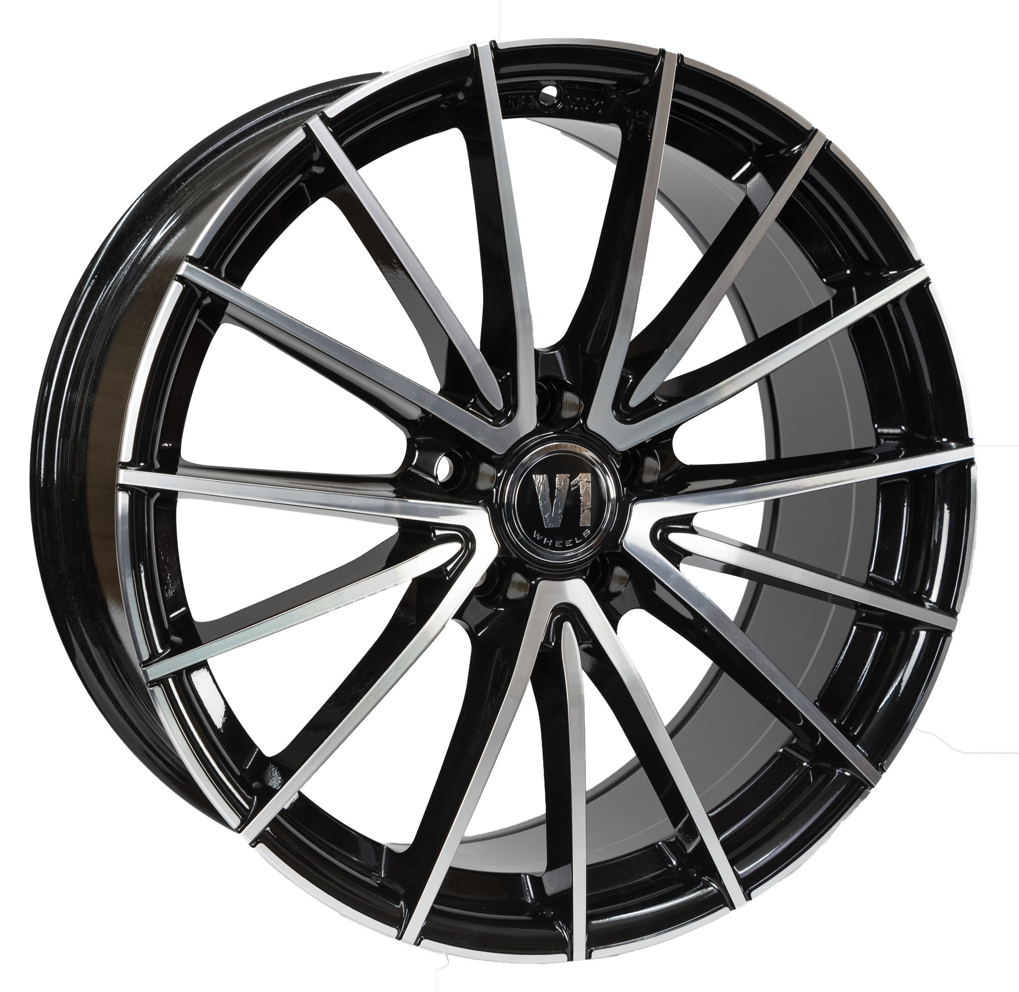 V1 WHEELS V2 ZWART GEPOLIJST 4052894980018